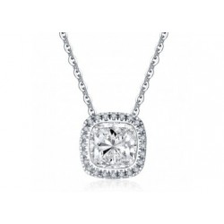 Collier en moissanite argent 925